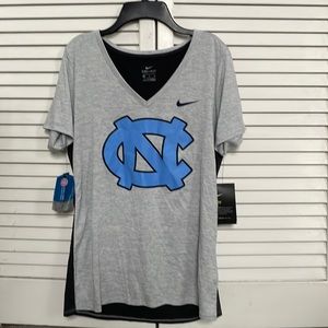 NWT UNC V-Neck Dry fit shirt
